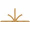 Ekena Millwork Richland Rough Sawn Timber Gable Bracket, Western Red Cedar, 96"W x 44"H x 2"D x 4"F, 11/12 Pitch GBW096X44X0204RIC00RWR - alternate 1